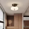 [Yan Xuan] Lámpara de Techo de Pasillo de Aire Crema Lámpara de Pared de Flor Creativa Lámpara de Araña de Noche Lámpara de Araña Moderna Simple