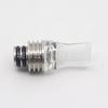 Conector de Pajilla 510 Boca Plana Acero Inoxidable Plástico Punta de Goteo Refrigerante Hainan Bage Conector de Pajilla Empalmado 1 Pieza