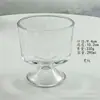 Vaso de Vidrio de Alta Apariencia para Café de Especialidad, Jugos, Yogur, Helado; Copa Alta de Postre de Fruta para el Hogar de Verano