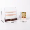 Comida e Brinquedo Armário de Bolo Sobremesa Vitrine Transparente Modelo Cena em Miniatura Brinquedo Infantil Enfeites Casa de Boneca Mini