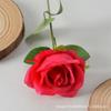 Simulação de flanela rosa flor falsa flor casamento casa dia dos namorados decoração sentir buquê artificial flor parede fábrica atacado