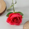 Rosa artificial flor artificial casamento decoração de casa buquê de rosa artificial parede de flores atacado tecido de seda pequena Paris
