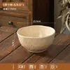 Conjunto de tigela e prato estilo retrô, pintado sob o esmalte, louça de cerâmica de alta qualidade para uso doméstico, incluindo tigelas, pratos, tigelas de arroz, tigelas de sopa e tigelas para macarrão instantâneo