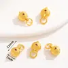 Novo Estilo Chinês Banhado a Cobre Ouro Real Contas de Gota de Óleo Espaçador Pingente Geométrico Dourado Antigo Pulseira Charme Acessórios de Joias DIY