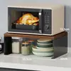 Estante de cocina para encimera, soporte para microondas, olla arrocera, almacenamiento de condimentos, estante multifuncional para tazas y juegos de té