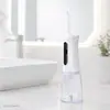 Nuevo Irrigador Bucal con Esterilización UV, Limpiador Dental Portátil con Botón Giratorio, Potente Enjuague Bucal de Pulsos, Irrigador Bucal