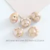 Pulsera de cuentas de cerámica con baño de color para rascar gatos, accesorios, accesorios de cuentas de pata de oso, piezas pequeñas, cuentas sueltas, joyería DIY