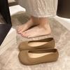 Zapatos Perezosos de Tejido Volador Calados Transpirables Slip-on para Mujer Venta Directa de Fábrica Zapatos de Tejer Mary Jane Cabeza Grande Muñeco Zapatos de Frijol