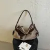 Bolso de hombro de gamuza de gran capacidad para mujer, nuevo bolso cruzado de otoño 2026 para el trabajo, bolso tote casual moderno