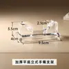 Soporte para Pulseras de Joyería de Cristal Soporte de Exhibición de Bola Redonda para Colgantes Base Transparente para Pulseras Soporte de Cristal para Joyería