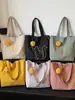 Bolso de lona bordado de gato original, simple y versátil, nuevo estilo coreano ins de gran capacidad para el día a día, de algodón puro, para llevar al hombro