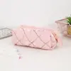 Estuche para Bolígrafos Estilo Corazón Girly Crema Papelería Estudiantil Coreana Bolsa de Almacenamiento Estuche para Bolígrafos con Cremallera Grande Suave y Ceroso Refrescante Bolsa de Cosméticos