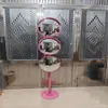 Espejo de Ángulo Amplio Rosa para Exteriores Centro Comercial Boda Lugar para Fotos Espejo Reflectante Decoración para Fotos de Celebridades de Internet Graffiti Espejo Divertido