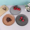 Plato de Cena Doméstico de Paja de Trigo para Cocina, Plato de Verduras de Aspecto Elegante, Plato de Frutas para Sala de Estar, Plato Redondo, Plato de Plástico, Plato para Preparar Verduras