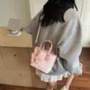 Bolsa de Mão Pequena Color-Blocking de Alta Qualidade para Mulheres, Nova Bolsa Transversal Versátil de Verão 2025, Bolsa de Mão Fashion e Elegante, Bolsa Saco