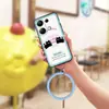 Adecuado para fundas de teléfono móvil Xiaomi, a prueba de polvo, estilo líquido peculiar, fundas suaves unisex para parejas, disipación de calor, lujoso, moderno y divertido