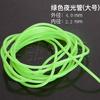 Pesca tubo luminoso corda gancho equilíbrio fluorescente anti-enrolamento plástico silicone mangueira pesca marítima noite pesca tubo luminoso tubo armadilha de peixe