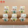 Novo Desenho Animado 3D Hello Kitty Feito à Mão DIY Cola de Creme Resina Acessórios Pingente Chaveiro Decoração Ornamento para Carro