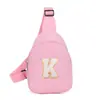 Bolso Infantil Nuevo y Elegante 2026 con 26 Letras Inglesas, Bolso de Pecho de Color Sólido para Niños y Niñas, Mini Bolsa de Almacenamiento Ligera para Bebé