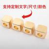 Acessórios de liga de zinco Zhenming ocos para usar com letras pulseira de roupa acessórios de metal dados quadrados atacado