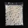 Material DIY artesanal acessórios de contas soltas pérola de imitação ABS contas soltas Jin inteiras contas redondas de furo duplo 4-20mm