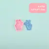 Serie K-Pop Molde para Galletas 3D Cortador Realista para Estampar Galletas DIY con Diseño de Prensa Tridimensional Esenciales para Hornear