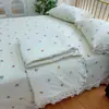 2026 Nuevo Juego de Cama de Algodón Lavado a la Piedra de Alta Temperatura de Tres Piezas + Colcha Multifuncional de Verano que se Puede Usar como Funda de Colcha
