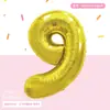 Producto Nuevo 16 pulgadas Versión Americana Globos Digitales Decoración de Escena para Fiesta de Cumpleaños Fabricante de Globos de Papel de Aluminio Venta al por Mayor