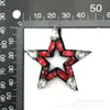 Vendas Diretas de Fábrica Nova Moda Diamante Estrela de Cinco Pontas DIY Corsage Adesivos de Tecido Acessórios para Roupas