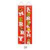 Pareados Nuevos de Navidad Transfronterizos Decoración de Fiesta Navideña Banderines Colgantes Banners Personalización de Fábrica Cortinas Navideñas para Puerta de Amazon