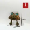 Raspador de Nariz Animal de Sândalo Verde Pente de Dois Dedos Massagem para Olhos e Nariz Raspagem Massagem Meridiano Raspador de Nariz de Madeira Compacto