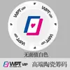 Fichas de Cerámica de Gama Alta para Competición Wpt Fichas de Póker Texas Hold'Em con o Sin Valor Facial Ficha de 40 mm con Tacto Premium Set para Juegos de Cartas