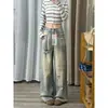 Jeans Rotos, Lavados y Desgastados, Pantalones de Pierna Ancha Azul Claro, Tallas Grandes para Mujeres Curvilíneas, Adelgazantes para Cuerpo con Forma de Pera, Estilo Delgado de Verano