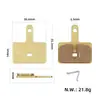 Pastillas de freno ZM totalmente metálicas (con agujeros huecos) para patinetes eléctricos, accesorios de pastillas de freno resistentes al desgaste