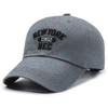 Gorra de béisbol vaquera lavada vintage bordada de estilo callejero para hombre y mujer, moderna, combinable con todo, estilo urbano.