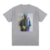 Camiseta Gráfica Divertida del Rapero Kanye West, Camiseta Vintage Hip Hop Goth para Hombre, Top,