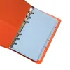 Bolsa de Almacenamiento de Bolsillo Doble Capa PP Azul Carpeta Tamaño A6 Páginas Interiores