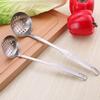 Cuchara Creativa de Acero Inoxidable con Mango Largo para Olla Caliente, Cuchara Coladora con Gancho para Porridge en Cocina Doméstica, Anti-quemaduras