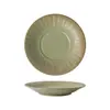 Plato Cerámico Profundo de Cerámica Gruesa Único Estilo Retro para Restaurantes y Hoteles, Plato de Postre y Sopa de Alta Estética, Plato Creativo para Emplatado de Filetes y Comida Occidental