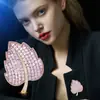 Broche de Hoja Elegante de Fragancia Pequeña de Nicho Pin Exquisito de Gama Alta para el Día de la Madre Accesorio de Ramillete para Ropa
