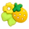 Flores Coloridas Adesivos de Borracha Macia 3D Decorações Planas para Capas de Celular Papelaria Acessórios de PVC 3D Acessórios para Joias DIY