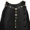 Cadena de Cintura de Perlas para Joyería Europea y Americana Moda Versátil Cadena Decorativa para Vestido de Gama Alta Versátil Cadena Fina de Perlas para Cintura