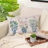 Funda de Almohada para Florero Jit Fresh Ins Transfronteriza Funda de Cojín Simple para Sofá Mesita de Noche Cojín de Oficina Funda de Cojín Lumbar
