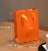 Sacos de Papel Laranja Atacado, Sacos para Embalagem de Vinho em Estoque, Caixas de Sapato, Sacolas de Compras, Sacos de Papelão Branco para Presente, Sacolas Tote, Impressão