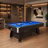 Mesa de bilhar estilo americano para uso comercial e doméstico, mesa de bilhar padrão para competição de adultos e sala de entretenimento, venda direta do fabricante, disponível para atacado