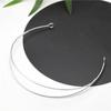 Eletroforese retenção de cor 150mm dupla camada faixa de cabelo coroa base diy técnica faixa de cabeça desgaste flor gravata coroa de fada material