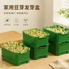 Olla para Brotes de Frijol Bandeja para Cultivar Brotes de Frijol en la Cocina Maceta para Sembrar Plántulas Gran Capacidad Maceta para Cultivar Brotes de Frijol Verde Gadget de Cocina