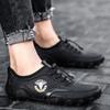 Zapatos bajos de cuero transfronterizos, zapatos casuales tipo pulpo para hombre, mocasines ligeros y transpirables de estilo coreano para hombre, zapatos de moda para hombre