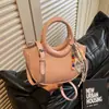 Bolso Cruzado Estilo Coreano Estilo Ins Diseño de Nicho Color Sólido Bolso de Hombro Simple Elegante Versátil Portátil Bolso para Mujer Comercio Exterior