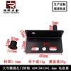 Conector de Fijación de Bisagra de Pivote de Puerta Accesorios para Muebles Bisagra de Pivote Vertical y Horizontal Soporte para Estante de Gabinete Código de Esquina Bisagra Oculta Código de Esquina CT